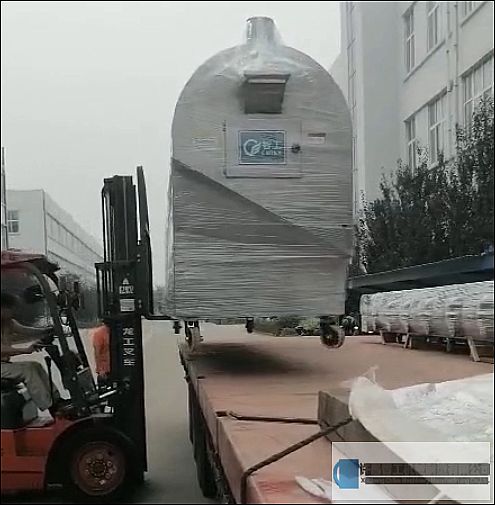 新疆客戶(hù)訂購(gòu)六米全自動(dòng)電磁炒貨流水線裝車(chē)發(fā)貨