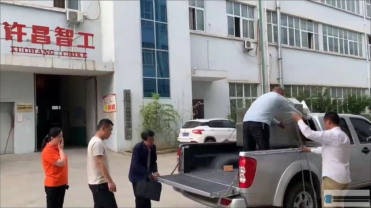 河南漯河客戶考察訂購(gòu)小型多功能電磁炒貨機(jī)