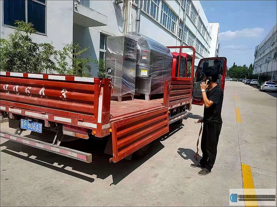 河南長(zhǎng)葛客戶訂購(gòu)電磁炒貨機(jī)直接拉走