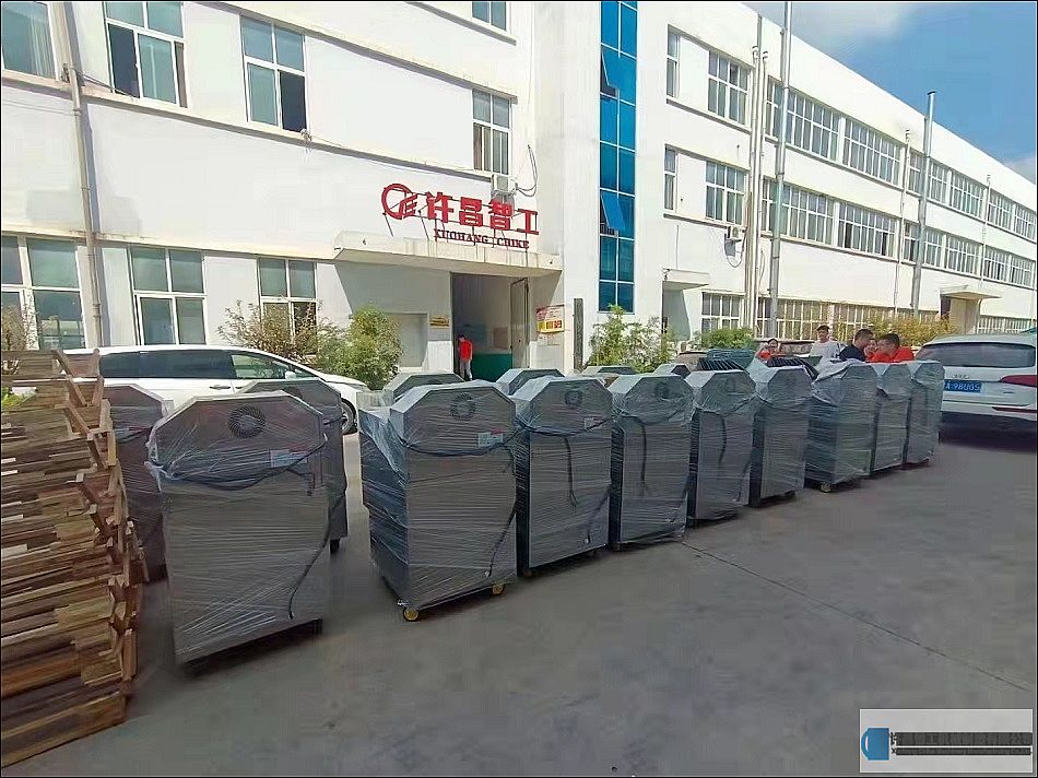 栗滿多再次訂購20臺電磁炒貨機(jī)專車發(fā)貨完成
