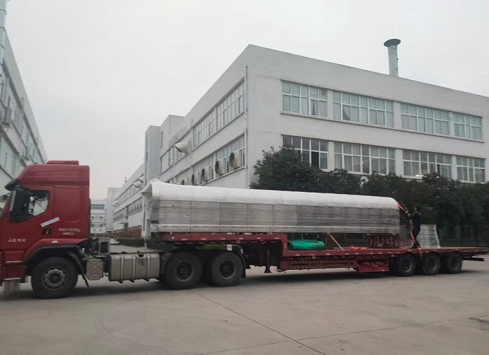 許昌智工大型流水線電磁炒貨設(shè)備多車發(fā)貨